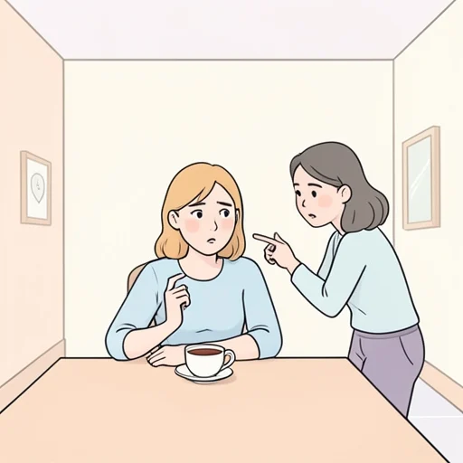彼女の勘は鈍い - Bildwörterbuch