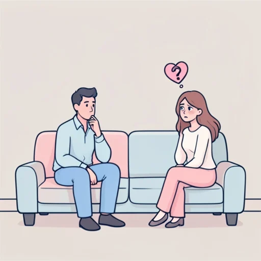 彼女の気持ちを理解するのは難しい - Bildwörterbuch