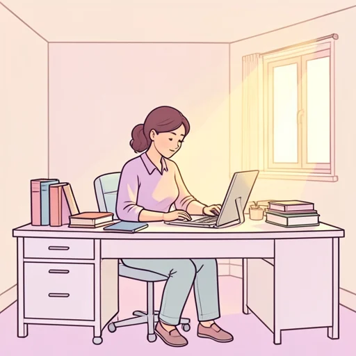 彼女の勤勉さが彼女に大きな影響を与えた - Bildwörterbuch