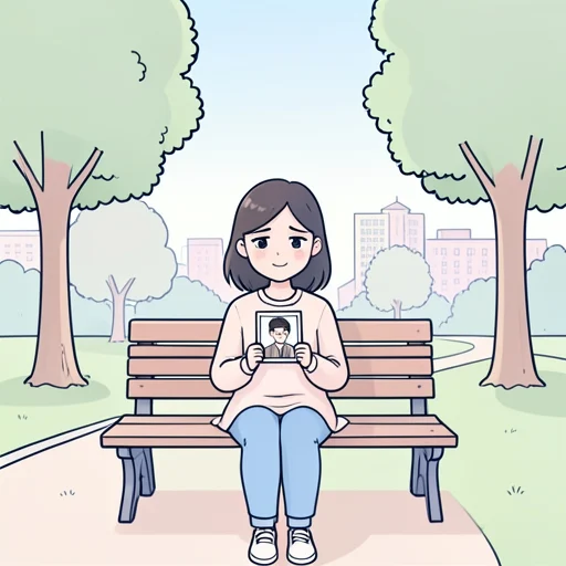 彼女の心は破れてもなお彼を想ってた - Bildwörterbuch