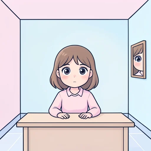彼女の目が大きくてまるい - Bildwörterbuch