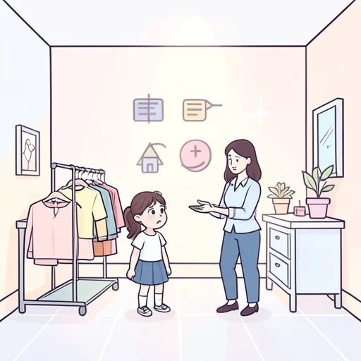 彼女の娘がデパートで迷子になった - Bildwörterbuch
