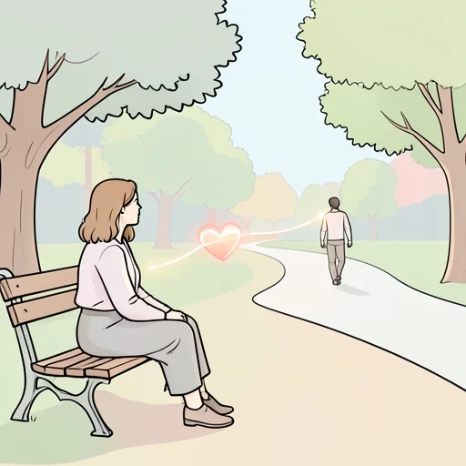 彼女の想いが彼に繋がることを願ってる - Bildwörterbuch