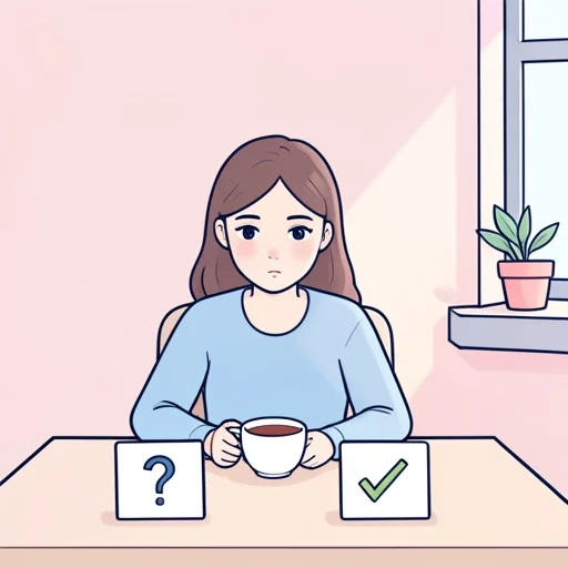 彼女の最大の欠点は優柔不断だ - Bildwörterbuch