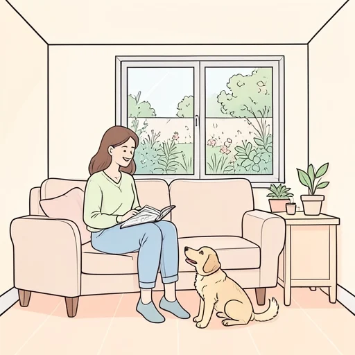 彼女の自然な笑顔が美しい - Bildwörterbuch