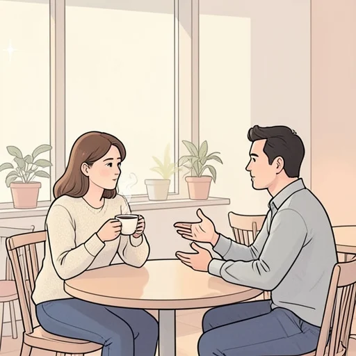 彼女の態度を修飾して解釈した - Bildwörterbuch