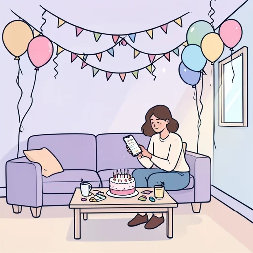 彼女の誕生日にサプライズでパーティーを企画してる - Bildwörterbuch