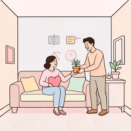 彼女を愛している - Bildwörterbuch
