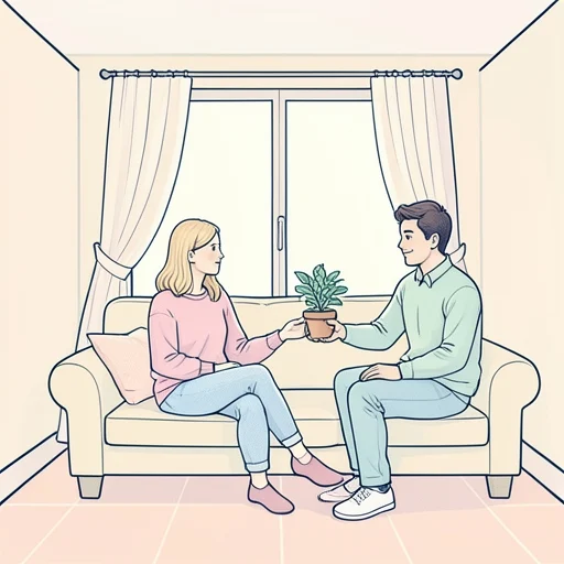 彼女を信じると決めた - Bildwörterbuch