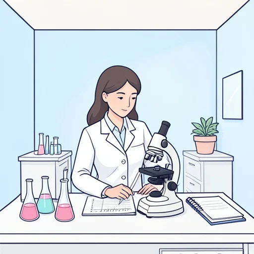彼女、精密な計器を使って実験データを測定してる - Bildwörterbuch