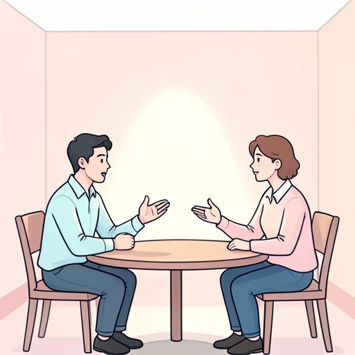 彼女たちはお互いの意見を尊重し合ってる - Bildwörterbuch