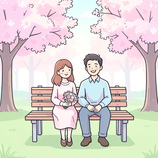 彼女といると愉快な気持ちになる - Bildwörterbuch