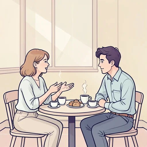彼女と彼は友人のように振る舞ってる - Bildwörterbuch
