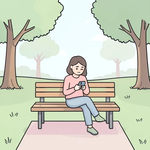 彼女と喧嘩した。そこで一旦距離を置いた - Bildwörterbuch