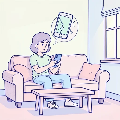 彼女との電話が突然切れた - Bildwörterbuch