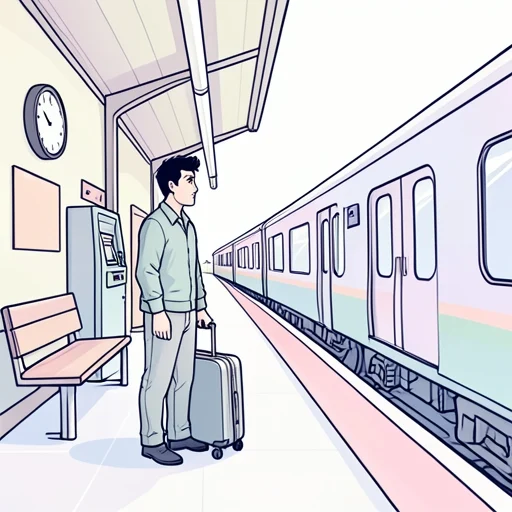 彼女との別れを決意して新しい人生を歩み始めた - Bildwörterbuch