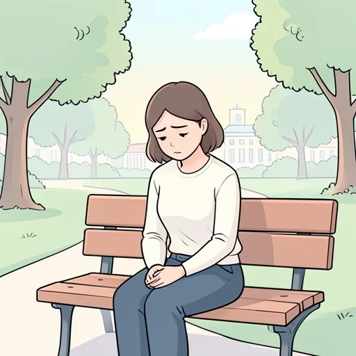 彼女との別れは辛いと言った - Bildwörterbuch