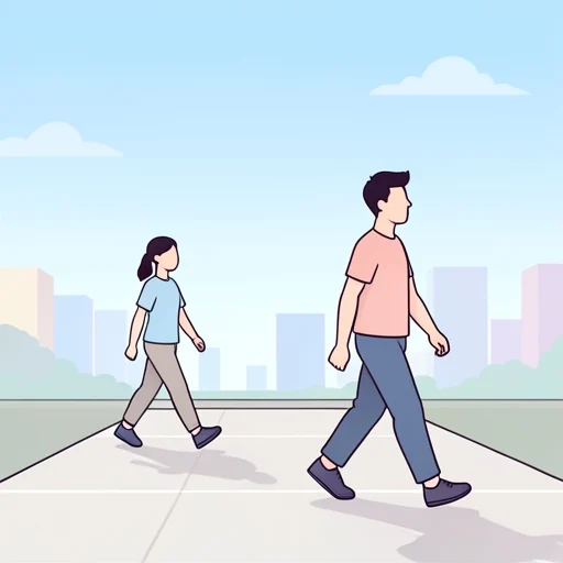 彼女とは反対方向に進んだ - Bildwörterbuch