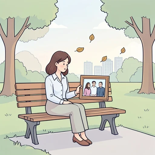 彼女と別れてからもう3年が経った - Bildwörterbuch