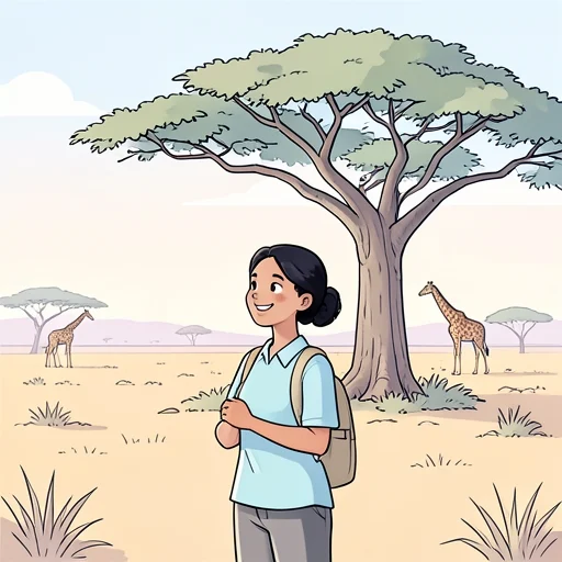 彼女はアフリカに行ったことがある - Bildwörterbuch