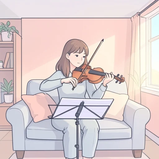 彼女はバイオリンが弾ける - Bildwörterbuch