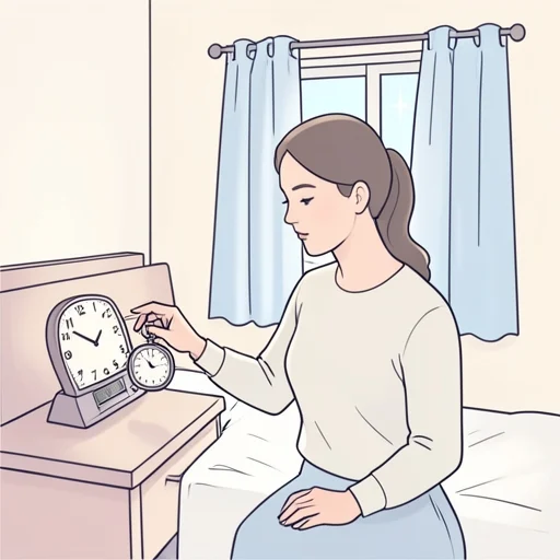彼女は秒単位で時間を計ってる - Bildwörterbuch