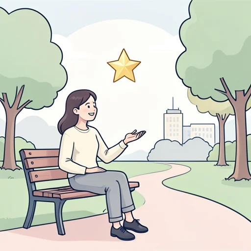 彼女はチャンスを狙って待ち続けてついに掴んだ - Bildwörterbuch