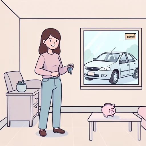 彼女は中古の車を買って節約に成功した - Bildwörterbuch