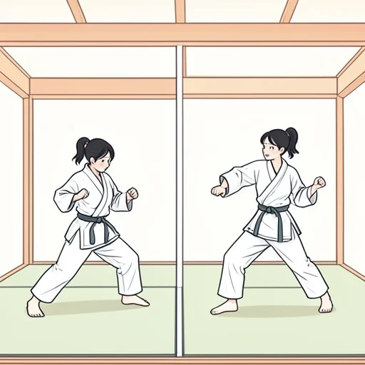 彼女は段々と実力をつけてきた - Bildwörterbuch