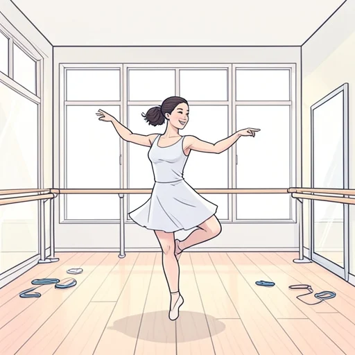 彼女はダンスが本当に上手だ - Bildwörterbuch