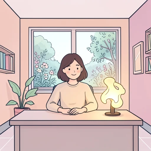 彼女は独特な感性を持っている - Bildwörterbuch