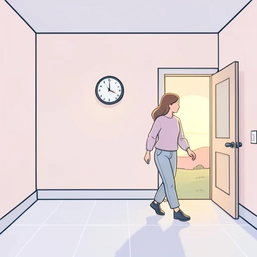 彼女は普段より早めに家を出た - Bildwörterbuch