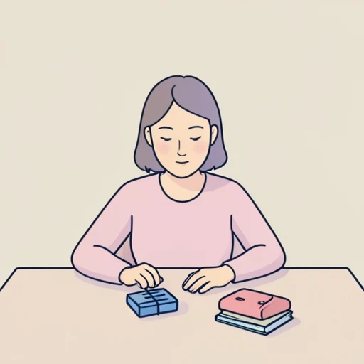 彼女は二人の違いを冷静に分析した - Bildwörterbuch