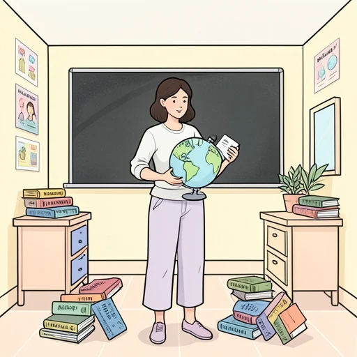 彼女は言語の達人だ - Bildwörterbuch