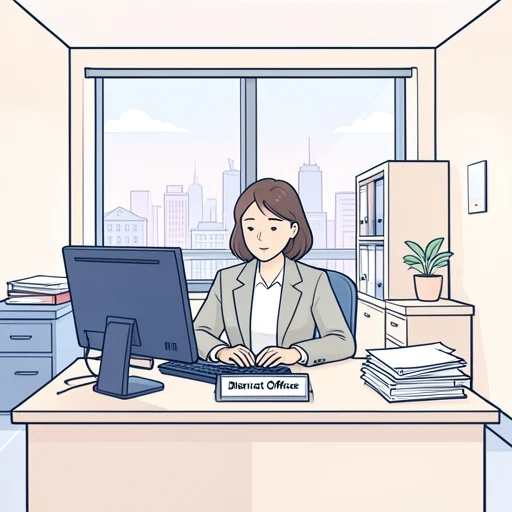 彼女は郡の役所で働いてる - Bildwörterbuch
