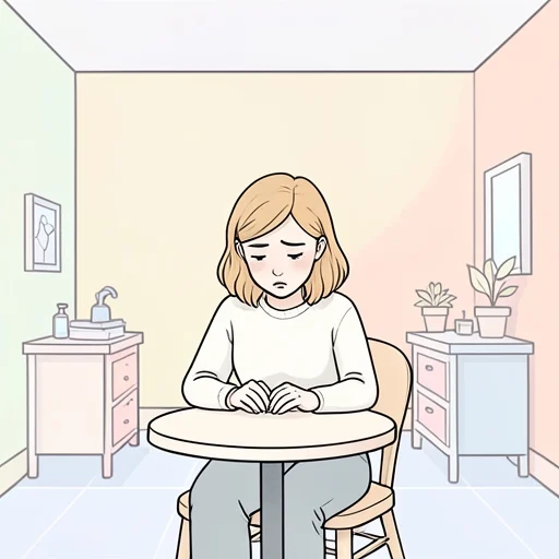 彼女は人付き合いが苦手だ - Bildwörterbuch