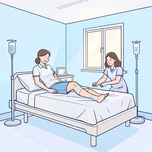 彼女は膝の手術を受けた - Bildwörterbuch