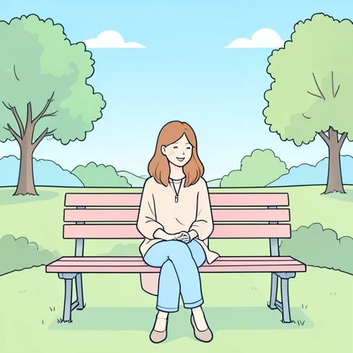 彼女は微笑みを浮かべて静かに頷いた - Bildwörterbuch