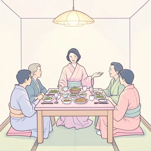 彼女は粋な計らいで私たちを食事に誘ってくれた - Bildwörterbuch