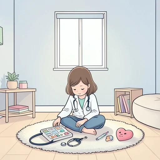 彼女は医者になるのが幼い頃の志望だった - Bildwörterbuch