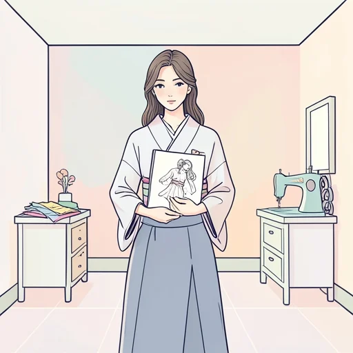 彼女は自分のスタイルがある - Bildwörterbuch