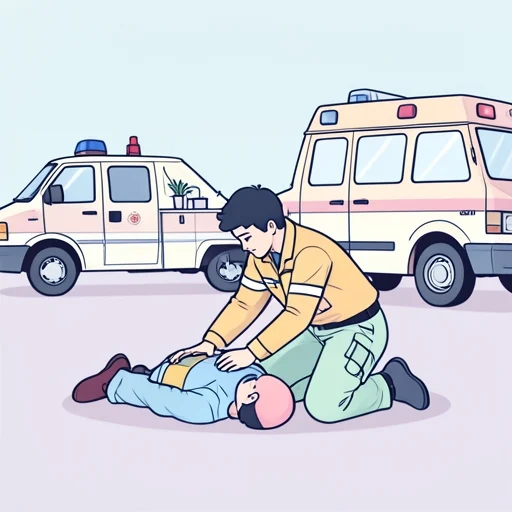 彼女は人命救助に尽力した - Bildwörterbuch