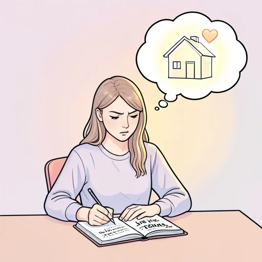 彼女は人生の目標を明確にして計画を立てた - Bildwörterbuch