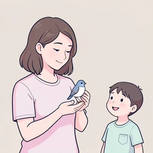 彼女は実に優しい人だ - Bildwörterbuch