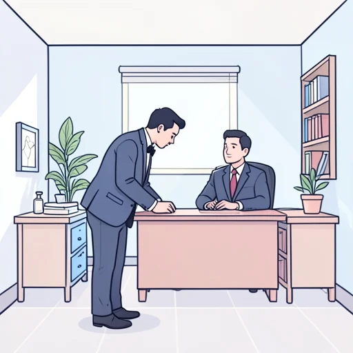 彼女は上司への敬意を示した - Bildwörterbuch