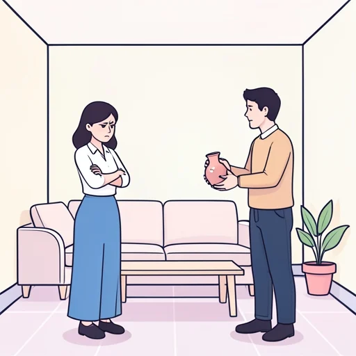 彼女はかなり怒ってるらしい - Bildwörterbuch