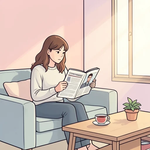 彼女は彼に関する記事を読みたがった - Bildwörterbuch