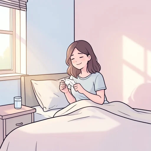 彼女は風邪を抜いた - Bildwörterbuch