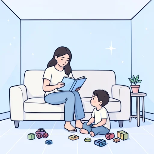 彼女は子供を自分で育てた - Bildwörterbuch