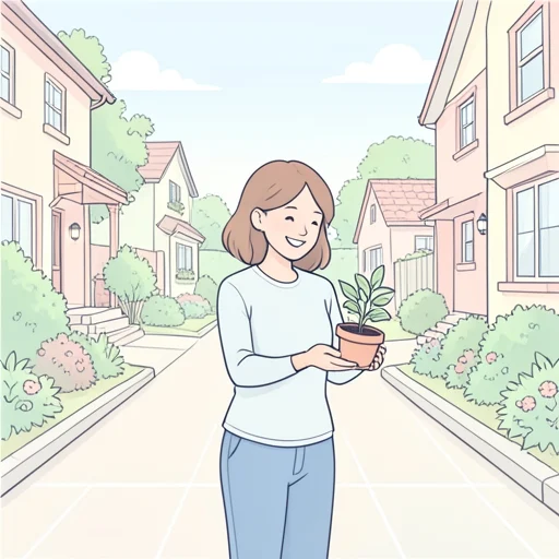 彼女はこの地区の住民から信頼されてる - Bildwörterbuch